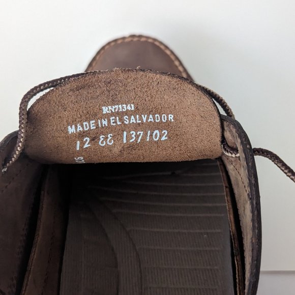 Vintage LL Bean Camp Mocs / Ranger Oxfords US Mens Sz 12 EE - Picture 4 of 4